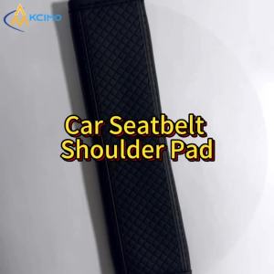 Seat Belt Shoulder Pad Soft Leather Car Safety Belt Protector Comfort Driving Shoulder Cushion