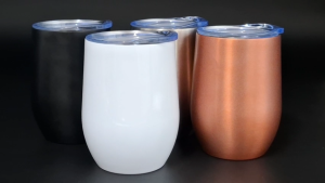 Magic Photo 350ml Double Wall Flat Cover Egg Mug Tumbler