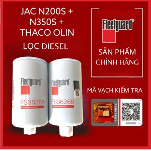 FLEETGUARD Lọc dầu diesel xe tải FS36268 cho JAC N200S N350S Thaco olin 350