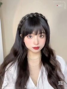 Women's Air Bangs Wig: Korean Natural Realistic Bangs & Wig Hair Accessories