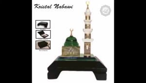 Kristal Miniatur Mesjid Nabawi Menara: Desain & Penjualan Online