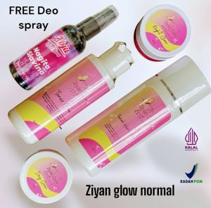 Ziyan Glow Paket Acne dan Normal free deo spray