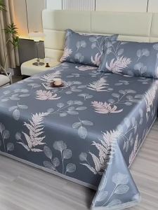 Cool Soft Foldable Machine Washable Ice Silk Mat Set 1.5m 1.8m