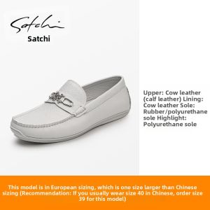 Leather Men Shoes Slip On