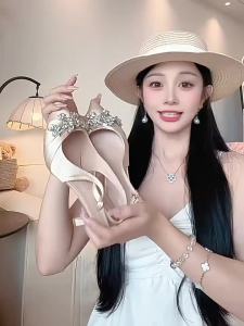 Bling Decorated High Heels Large Size