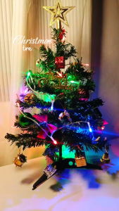 Mini Christmas Tree With Lights Christmas Festive Party christmas decorations for home 2026