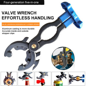 3 in 1 Gas Valve Wrench Gas Tank Pressure Reducing Valve Wrench Liquefied Gas Professional Hand Tool