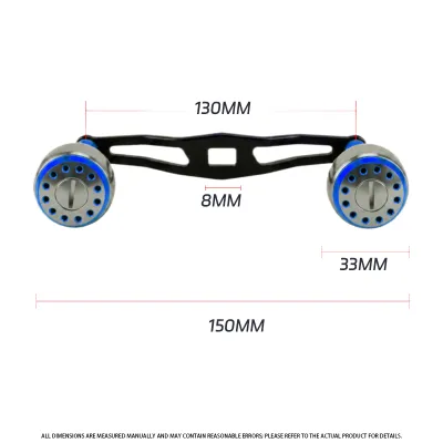 DEUKIO(得趣) | DIY Fishing Wheel Handle Replacement Double Rocker Arm Grip Handle Baitcast Reel Crank Arm for D/S/A Brand Modified Accessories