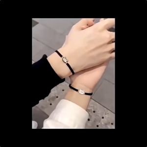 Gelang Giok Couple Keberuntungan Adjustable Mewah Kucing Shell Tangan Braided Couple Bracelet