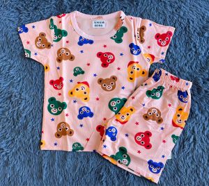 JanElla’s T-SHIRT SHORTS SET BIG SIZE (5 to 10 Years Old) TERNO for KIDS GIRLS 100% Cotton Made in Vietnam