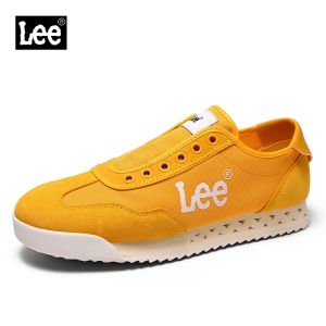 Lee | Giày Tập Luyện Thông Gió Đẹp Mắt Màu Vàng Phong Cách Retro