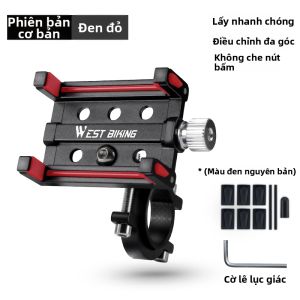 West Biking | Giá Đỡ Điện Thoại Trên Xe Đạp Chống Sốc Có Khóa Nhanh
