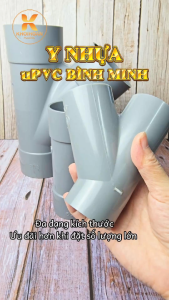 Chữ Y Tê 45 Rút Nhựa uPVC Bình Minh Phi 140x90 140x114 140x114 168x90 168x114 168x114 220x168