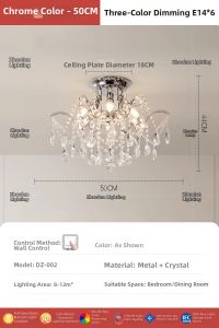 Elegant Creative European Style Chandelier & Ceiling Light Crystal Lamp