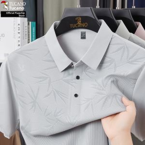 TUCANO | Silk Mens Polo Shirt Short Sleeve