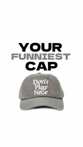 Reach Topi Polo Cap Aplikasi Bordir 3D Berbahan Canvas Washing
