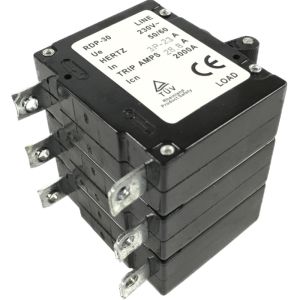 Gasoline Generator Parts round Square Head 3P Three Phase Circuit Breaker Air Switch Protection Hardware Tools Generator Components
