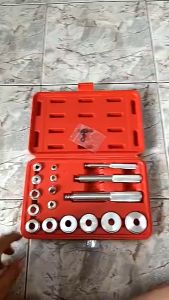 [LIULIU MEI]ชุดตอกใส่ตลับลูกปืน ชุดตอกใส่ตลับลูกปืน และ ตอกใส่บูทซีลยาง 17 ชิ้น ชุดตอกซีล ตอกซีล3แกน