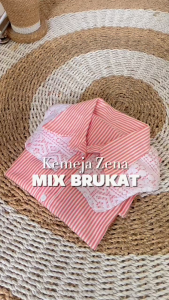 ADL - ZENA BLOUSE // KEMEJA WANITA BRUKAT LENGAN PANJANG KATUN SALUR // BLOUSE VIRAL // BOUSE KEKINIAN ELEAN