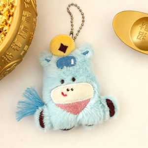 พวงกุญแจรูปการ์ตูนม้าโพนี่น่ารักสำหรับกระเป๋าจี้แฟชั่นรูปม้าตัวแขวนตกแต่ง2026ของขวัญตรุษจีน