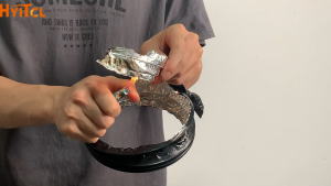 ท่อระบายอากาศ PVC หุ้มพลาสติก ทนทาน พร้อมเข็มขัดรัด สำหรับห้องนอน/ห้องน้ำ ขนาด 4" ยาว 12 ฟุต