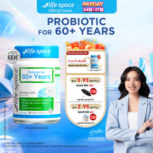 【Amelias Choice】Life Space Probiotic for 60+Years 60 Capsules (EXP: 06/2028)