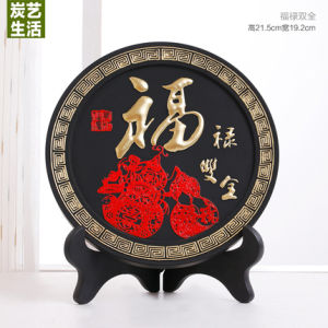 👍全城最低价🔥本地速发🔥开运开业送礼精选🔥创意活性炭雕净化空气中式酒柜小摆件 家居饰品创意办公室桌面小摆设卧室内炭雕工艺品 净化空气 居家摆件 设计 air purifier air freshener Activated Carbon