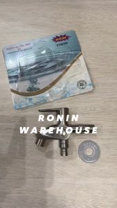 SOLIGEN Kran air tembok cabang stainless steel 5106 keran cuci piring