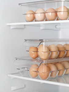 12 grids organizer original refrigerator eggs dispenser clear storage box for refrigerator egg tray egg carton food eggs organizer food egg box food eggs container food eggs holder storage box for refrigerator fridge food keeper fridge egg organizerBINLU
