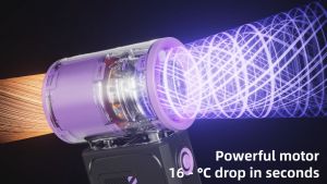 Portable Mini Handheld Fan 100 Adjustable Wind Speed 3600mAh Rechargeable Battery USB Charging LED Digital Display – Compact & Lightweight for Travel Camping Outdoor