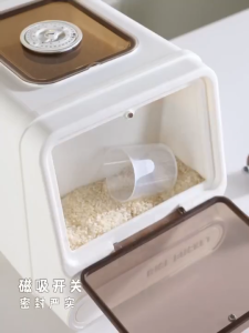 5kg/10kg Airtight Rice Storage Box Insect-Proof Moisture-Proof Rice Container Kitchenware