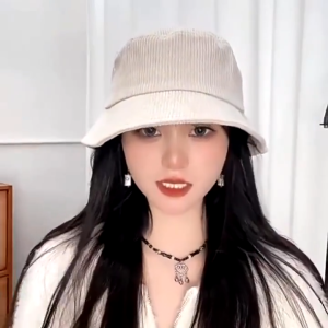 ผ้าหนา ทรงสวย สามารถป้องกันรังสี Ins Bucket เนื้อผ้านุ่มใส่สบาย หมวกบักเก็ต