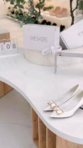 Giày cưới đẹp Giày gót vuông 5p cô dâu cao cấp độc quyền bởi SHE SHOES - GC05002