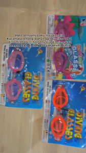 Kacamata Renang Anak perempuan dan laki laki swimming goggles polos Bahan Plastik Bagus