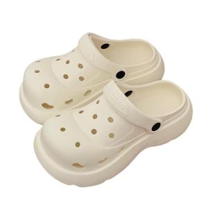 รองเท้าแตะ EVA แบบสวมสบายสำหรับผู้หญิงในช่วงฤดูร้อนปี 2024 รองเท้าแตะชายหาดแบบสวมสบาย ทรงหัวมน ทรงหัวมน แฟชั่นกลางแจ้ง