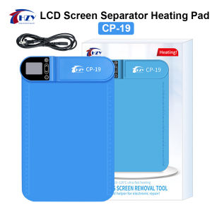 HZY CP-19 LCD Screen Separator Heating Plate 14 Inch Adjustable 40–120°C Timer & Memory for Mobile Phone Repair Heating