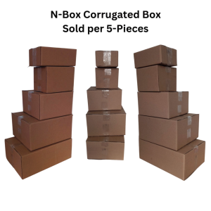 Corrugated Shipping box Set of 5 Pcs
