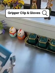 Ready Stock Stainless Steel Bowl Holder Gripper Anti-Scald Heat Resistant Heavy Duty Dish Plate Steaming Pot Clip Lifter Tongs Clamps Oven Air Fryer Microwave Silicone Gloves Handle Tools Durable Household Item Kitchen Tools Organizer Blue Pink Cheap