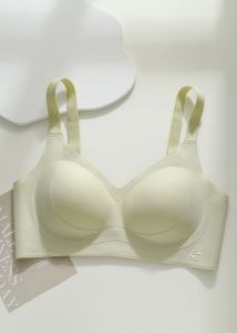 เสื้อชั้นในไร้โครงเนื้อหนา ไร้โครง ทรงเข้ารูป เสื้อชั้นในผู้หญิง ฤดูใบไม้ร่วง/ฤดูหนาว หน้าอกเล็ก เข้ารูปด้านข้าง ป้องกันการหย่อนคล้อย