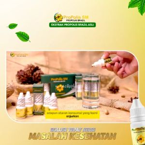 Propolis Sm Brazillian Asli 100% Original With Nano Technology Isi 6 ml - Obat Tetes Telinga Herbal Penghilang Sakit Gigi Berlubang Kutil ORIGINAL TERJAMIN