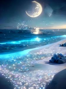 Kayou | DIY Pictures By Number Scenery Under The Moon Kits Painting By Numbers Drawing on Canvas Hand Painted Picture Art Gift HomeDecor