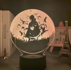 Naruto Shippuden Statue Collectible Action Figure Surrounding Birthday Gift Night Light Static Model Toy for Ages 3 And up