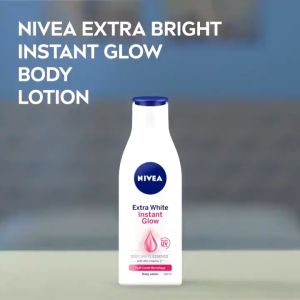 NIVEA Body Lotion Extra White 200 ml- 100 ml | Radiant Smooth | Instant Glow | Repair & protect