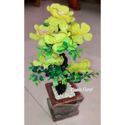 ARTIFISIAL BUNGA SEMANGGI MINI PHLOX HIASAN MEJA 20 CM SATU PAKET