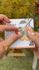 【NEW ARRIVAL】Natures Key Loquat  Pear Gummies  Soothing Throat Support Immune Defense Pear Flavor  Sugar-Free Kid-Friendly 30 Gummies