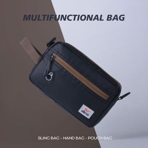 Hand Bag Pria Waterproof Multifungsi 3 in 1 Slingbag Pria