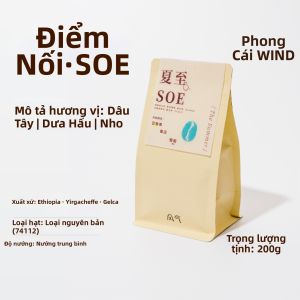 By Wind | Hạt Cà Phê Đặc Biệt SOE Medium Roast Espresso Phơi Nắng Có Vị Trái Cây Dùng Để Pha Lạnh