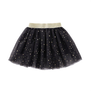 Fashion Kidss Skirts For Girls Summer Stars Glitter Dance Sequin Birthday Party Skirt Cotton Lace Baby Mini Tutu Skirts 2-12Yrs