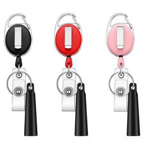 1pc Elastic Retractable Pencil Holder Keychain ForWoodwork Nurses Teachers Colleagues Workers Easily Carry And Find