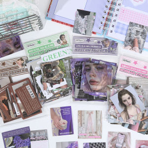 Korean Style Sticker Package Ins Style Fancy Sealing Paste Journal Material Romantic Beautiful Fresh Sticker Decoration Creative